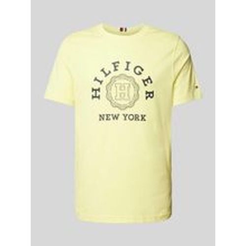 T-Shirt mit Label-Print - Tommy Hilfiger - Modalova