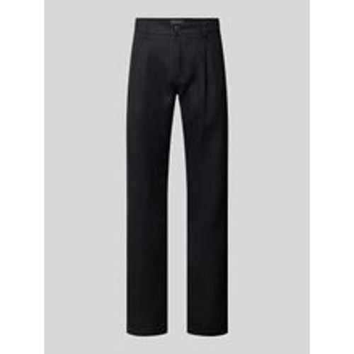 Tapered Fit Leinenhose mit Bundfalten Modell 'Osby' - Marc O'Polo - Modalova