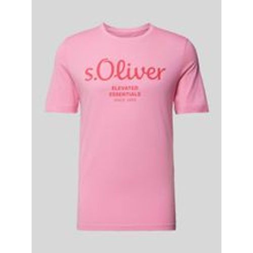 T-Shirt mit Rundhalsausschnitt - s.Oliver RED LABEL - Modalova