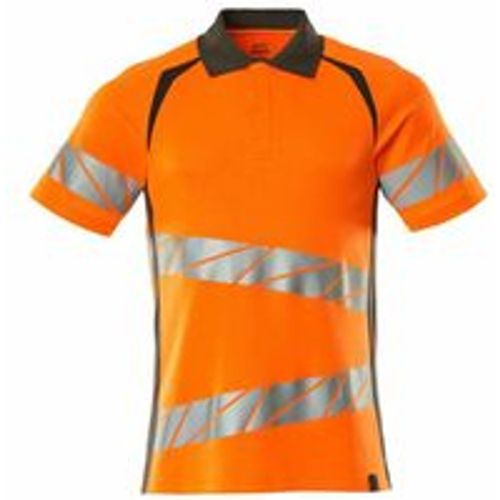 Polo-Shirt, moderne Passform Polo-shirt Gr. 5XLONE, hi-vis orange/dunkelanthrazit - Mascot - Modalova