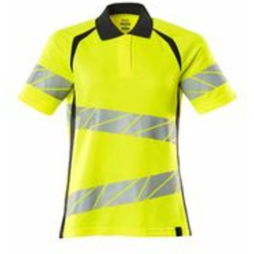 Damen-Polo-shirt 19093-771-17010 Gr. l hi-vis gelb/schwarzblau - Mascot - Modalova