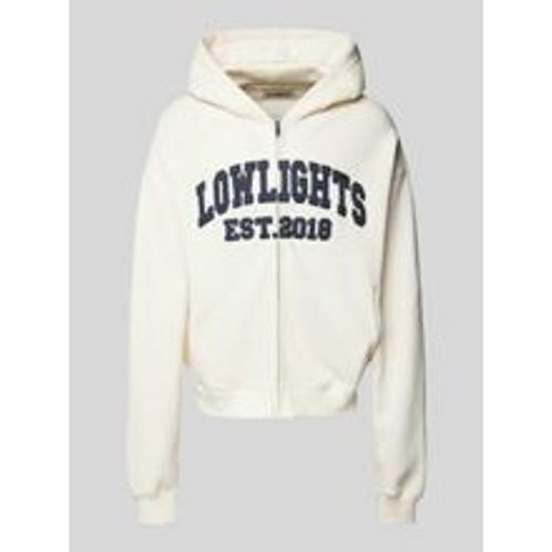 Sweatjacke mit Label-Stitching Modell 'COLLEGE' - Fashion24 DE - Modalova