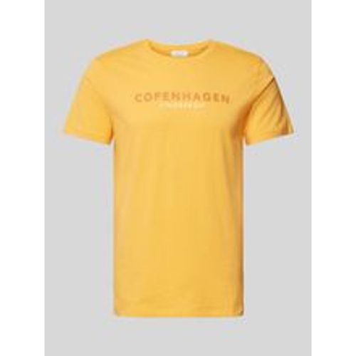 T-Shirt mit Label-Print Modell 'Copenhagen' - lindbergh - Modalova