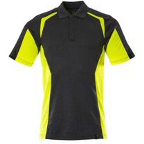 Polo-Shirt, moderne Passform Polo-shirt Gr. l, schwarz/hi-vis gelb - Mascot - Modalova