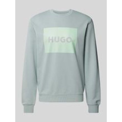 Sweatshirt mit Label-Print Modell 'DURAGOL' - HUGO - Modalova