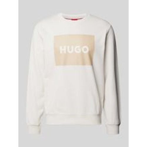 Sweatshirt mit Label-Print Modell 'DURAGOL' - HUGO - Modalova