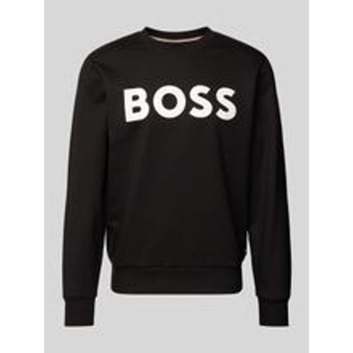 Sweatshirt mit Label-Print Modell 'Soleri' - Boss - Modalova