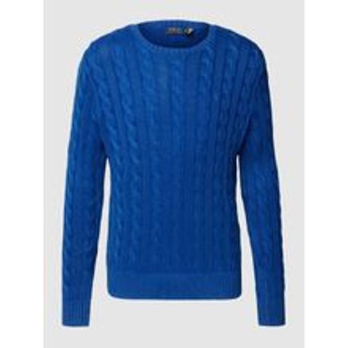 Strickpullover aus Baumwolle mit Zopfmuster - Polo Ralph Lauren - Modalova