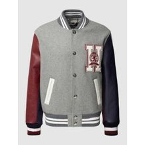 College-Jacke mit Label-Details Modell 'LEATHER VARSITY' - Tommy Hilfiger - Modalova