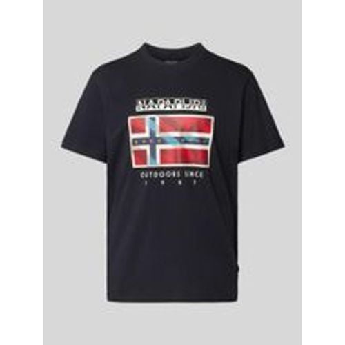 T-Shirt mit Rundhalsausschnitt Modell 'BIG FLAG' - Napapijri - Modalova