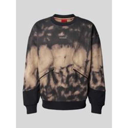 Sweatshirt mit Label-Print Modell 'Dautumnas' - HUGO - Modalova