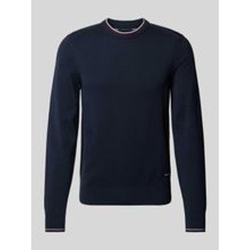 Strickpullover mit Label-Patch - Tommy Hilfiger - Modalova