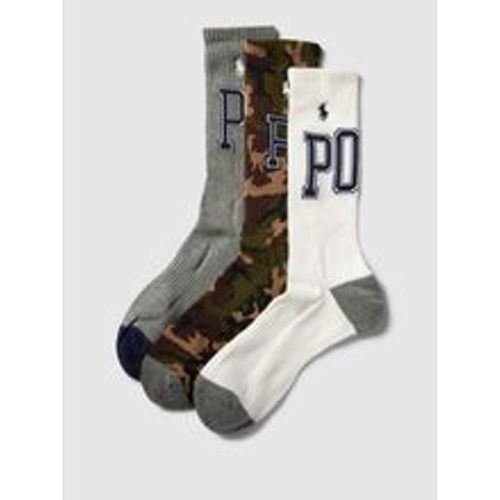 Socken mit Label-Print im 3er-Pack - Polo Ralph Lauren Underwear - Modalova