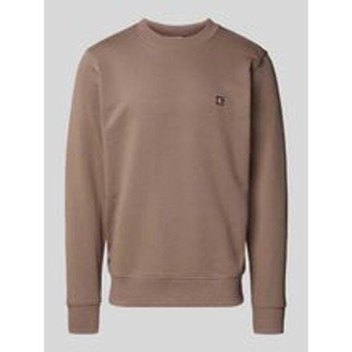 Sweatshirt mit Label-Patch - Calvin Klein - Modalova