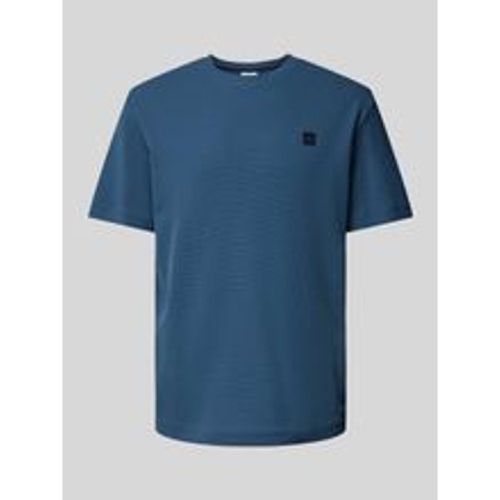 Regular Fit T-Shirt mit Logo-Applikation - Tom Tailor - Modalova