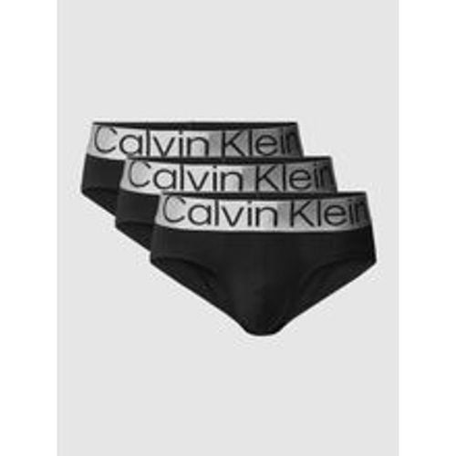 Slip mit elastischem Bund in metallic im 3er-Pack - Calvin Klein Underwear - Modalova