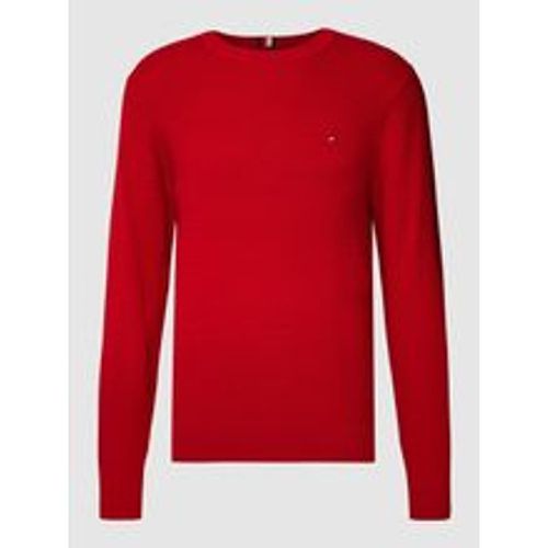 Strickpullover mit Label-Stitching - Tommy Hilfiger - Modalova