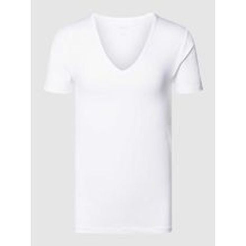 Slim Fit T-Shirt mit V-Ausschnitt - mey - Modalova