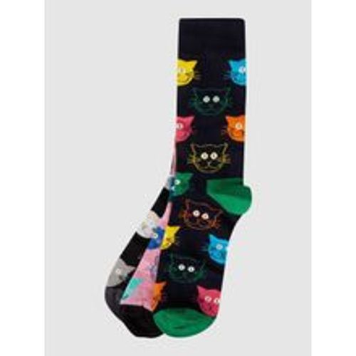 Socken mit Allover-Muster im 3er-Pack - Happy Socks - Modalova