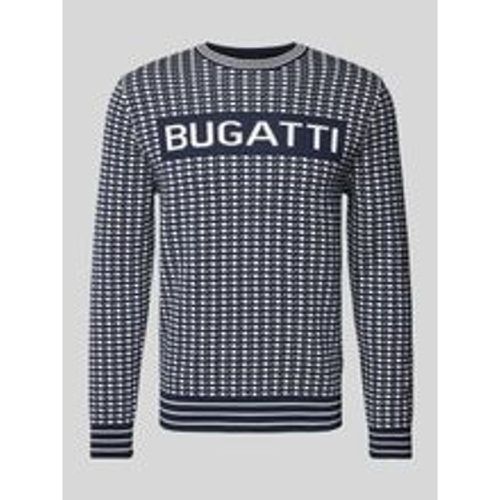 Strickpullover mit Label-Print - Bugatti - Modalova