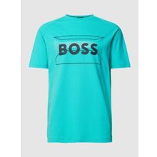 T-Shirt mit Label-Print - BOSS Green - Modalova