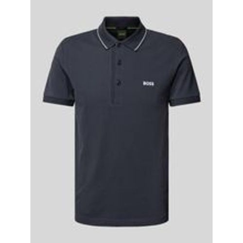 Regular Fit Poloshirt mit Label-Stitching Modell 'Paule' - BOSS Green - Modalova