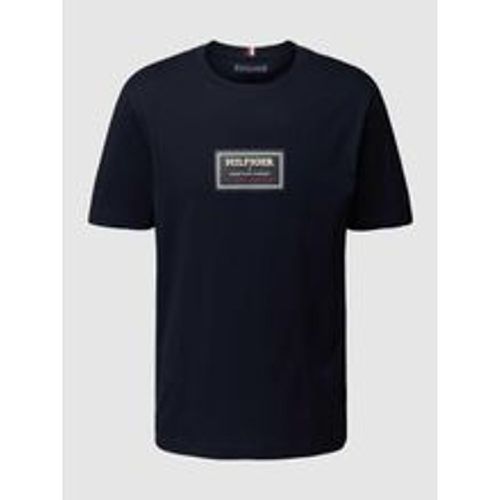 T-Shirt mit Label-Print - Tommy Hilfiger - Modalova