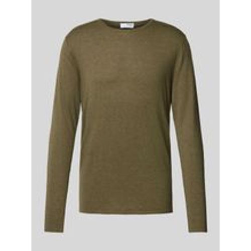 Pullover mit geripptem Rundhalsausschnitt Modell 'Rome' - Selected Homme - Modalova