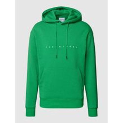 Hoodie mit gerippten Abschlüssen - jack & jones - Modalova