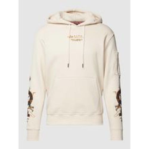 Hoodie mit Label-Print Modell 'DRAGON' - alpha industries - Modalova