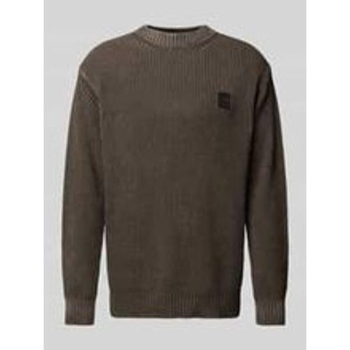 Strickpullover mit Label-Patch Modell 'Lester' - ER Elias Rumelis - Modalova