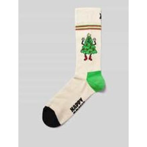 Socken mit Motiv-Stitching Modell 'Happy Tree' - Happy Socks - Modalova