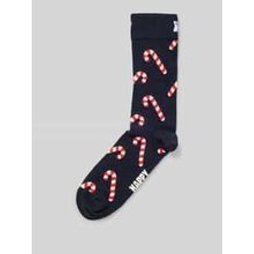 Socken mit Motiv-Stitchings Modell 'SMU CANDY CANE' - Happy Socks - Modalova