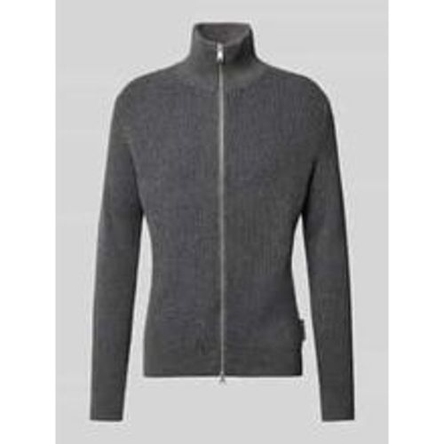 Regular Fit Strickjacke aus Bio-Baumwoll-Schurwoll-Mix - Marc O'Polo - Modalova