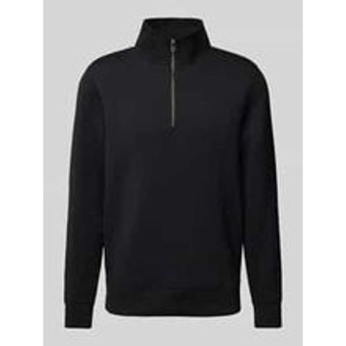 Sweatshirt mit Stehkragen Modell 'Sebastian' - casual friday - Modalova