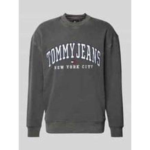 Relaxed Fit Sweatshirt mit Label-Stitching - Tommy Jeans - Modalova