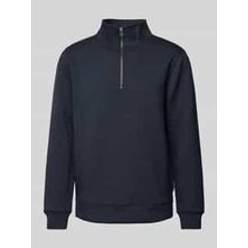 Sweatshirt mit Stehkragen Modell 'Sebastian' - casual friday - Modalova