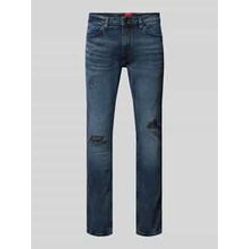 Slim Fit Jeans im Destroyed-Look Modell ' 734' - HUGO - Modalova