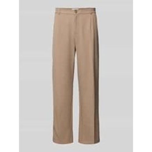 Tapered Fit Stoffhose mit Bundfalten - casual friday - Modalova