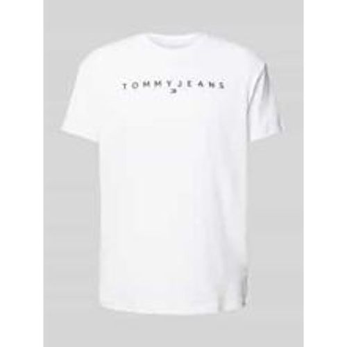 T-Shirt mit Label-Stitching - Tommy Jeans - Modalova