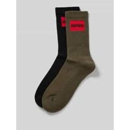 Socken mit Label-Stitching im 2er-Pack - HUGO - Modalova