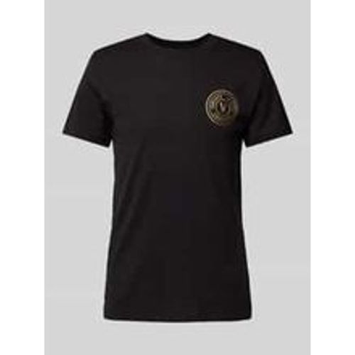 T-Shirt mit Label-Print - Versace Jeans Couture - Modalova