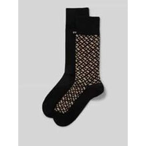 Socken mit Label-Detail Modell 'Shine Mono' im 2er-Pack - Boss - Modalova