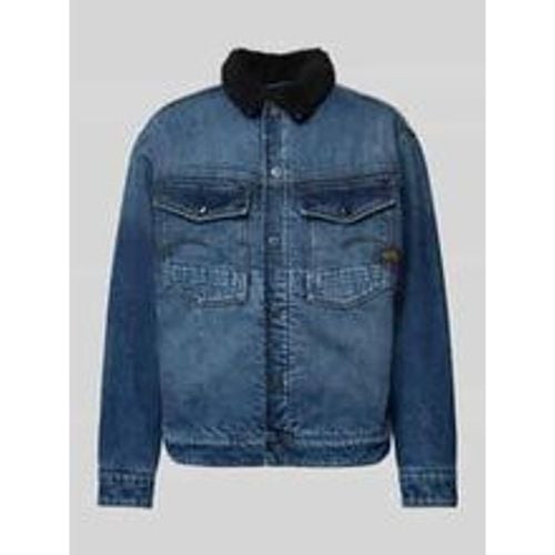 Jeansjacke mit Futter aus Kunstfell - G-Star Raw - Modalova