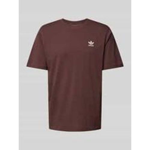 T-Shirt mit Label-Print - Adidas - Modalova