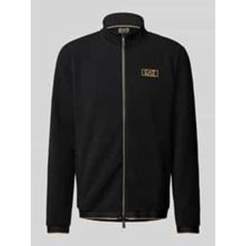 Sweatjacke mit Strukturmuster Modell 'GOLD LABEL' - EA7 Emporio Armani - Modalova