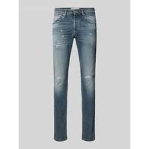 Regular Slim Fit Jeans im Destroyed-Look Modell 'WILLBI' - Replay - Modalova