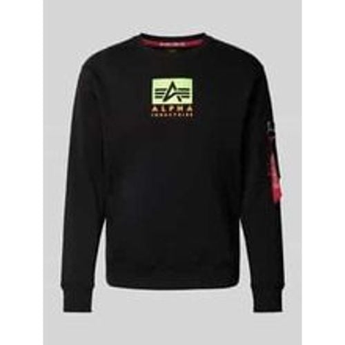 Sweatshirt mit Rundhalsausschnitt - alpha industries - Modalova