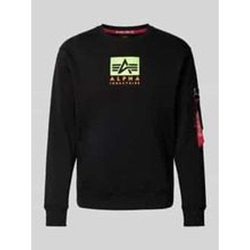 Sweatshirt mit Rundhalsausschnitt - alpha industries - Modalova