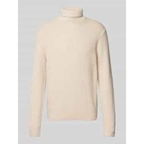 Rollkragenpullover mit Strukturmuster Modell 'ZIG' - Selected Homme - Modalova